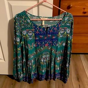 Matilda Jane Women's Evergreen Top- XXL